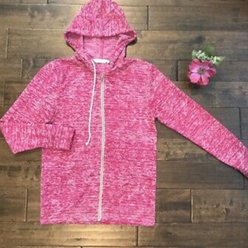 Pink zip up